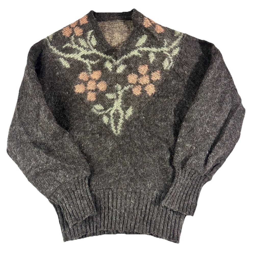 Alafoss 100% Icelandic Wool Cottagecore Sustainable Dark Academia Women’s Small